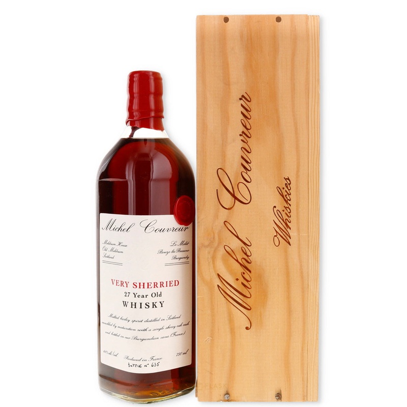 Michel Couvreur Very Sherried 27 Years Single Malt Whisky 48% 750ml