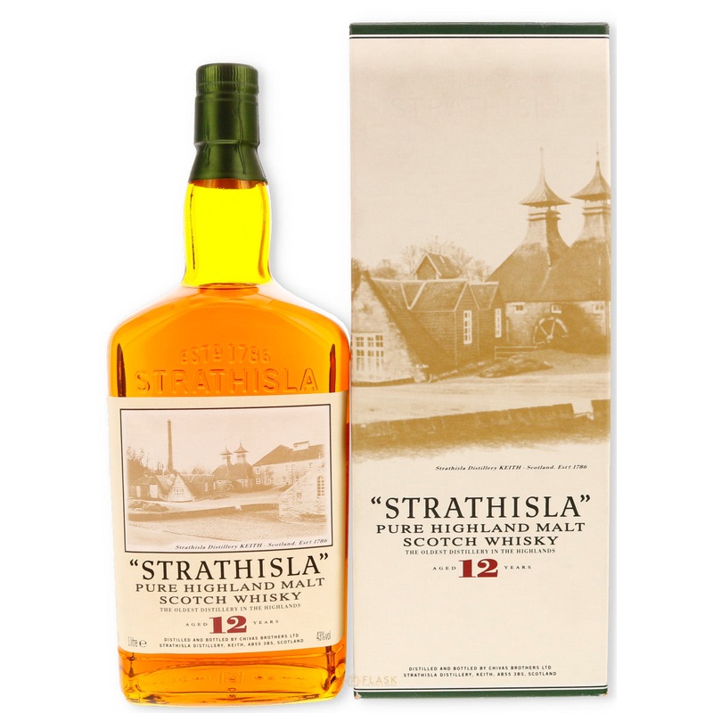 Strathisla 12 Year Old Single Malt 1990s 1 Liter