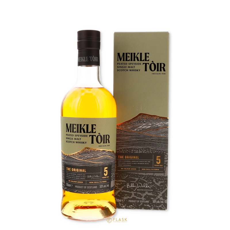 Meikle Toir The Original 5 Year Old Peated Single Malt Scotch Whisky