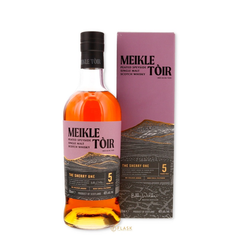 Meikle Toir The Sherry One 5 Year Old Peated Single Malt Scotch Whisky