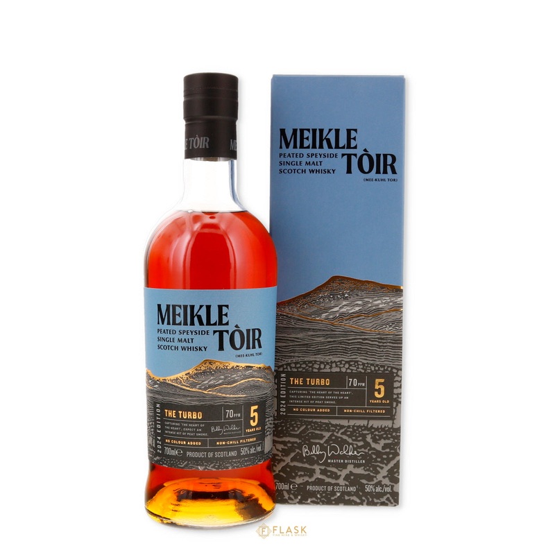 Meikle Toir The Turbo 5 Year Old Peated Single Malt Scotch Whisky