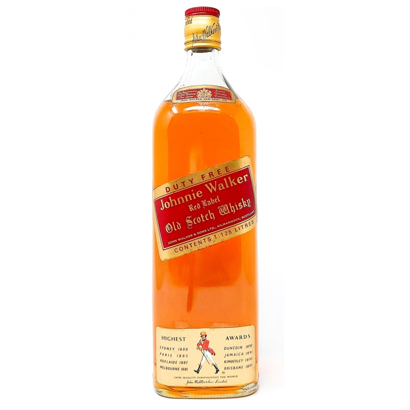 Johnnie Walker Red Label Old 4/5 qt Late 1970s