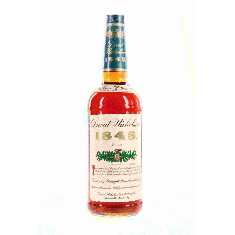 Stitzel Weller David Nicholson 7 Year Old Bourbon Bottled in Bond b. 1983