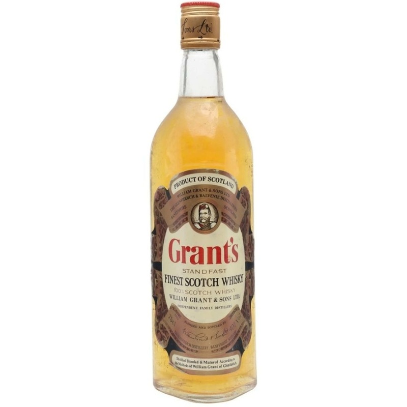 Grant’s Stand Fast Blended Scotch 8 Year Old 1980s 1 Quart