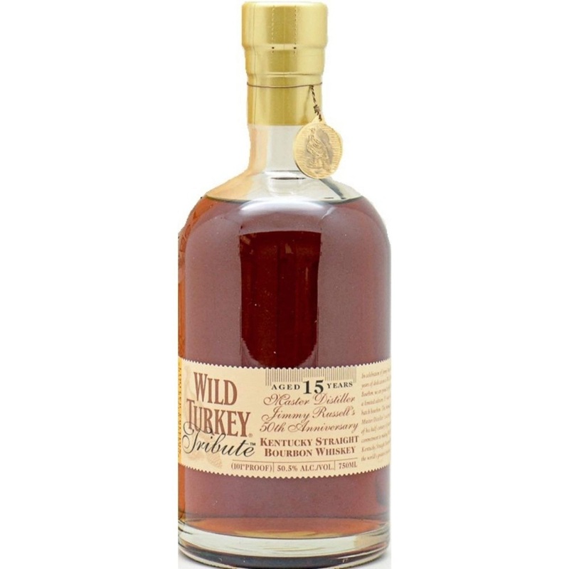 Wild Turkey Tribute 15 Year Old 101 Proof Bourbon 2004 / Jimmy Russell 50th Anniversary