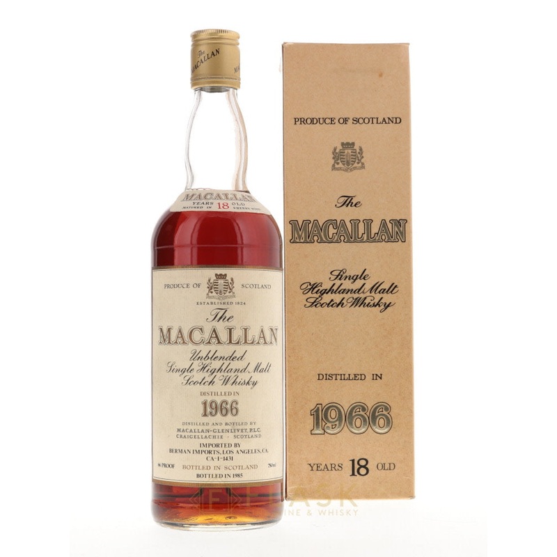 Macallan 18 Year Old 1966