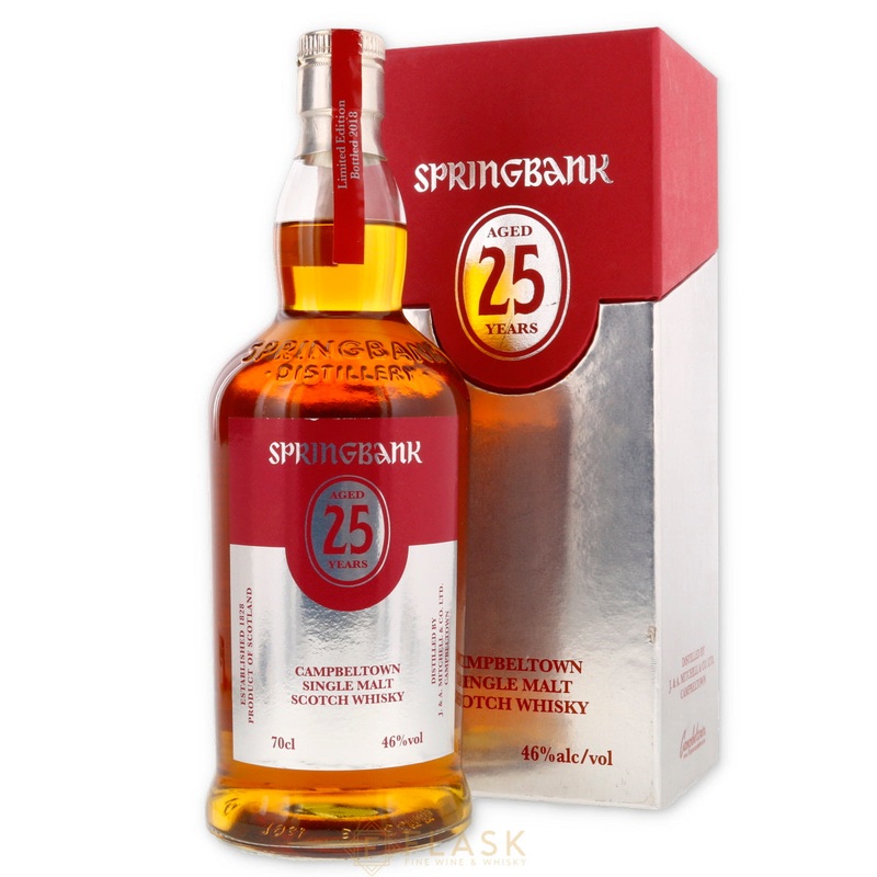 Springbank 25 Year Old Single Malt 2018 Release 70cl