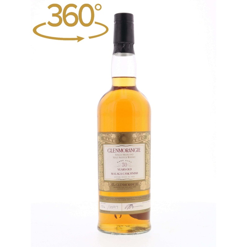 Glenmorangie 30 Year Old Malaga Wood Finish Single Malt Scotch Whisky, Distilled 1975