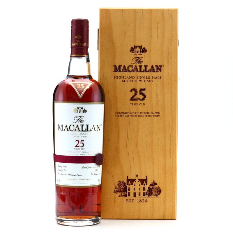 Macallan 25 Year Old Sherry Cask Matured Pre-2018 Release