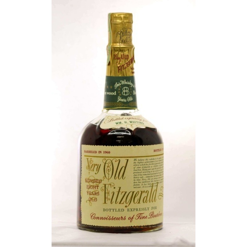 Very Old Fitzgerald Bourbon 1960 100 proof Bottled in Bond / Stitzel Weller / Private Bottling