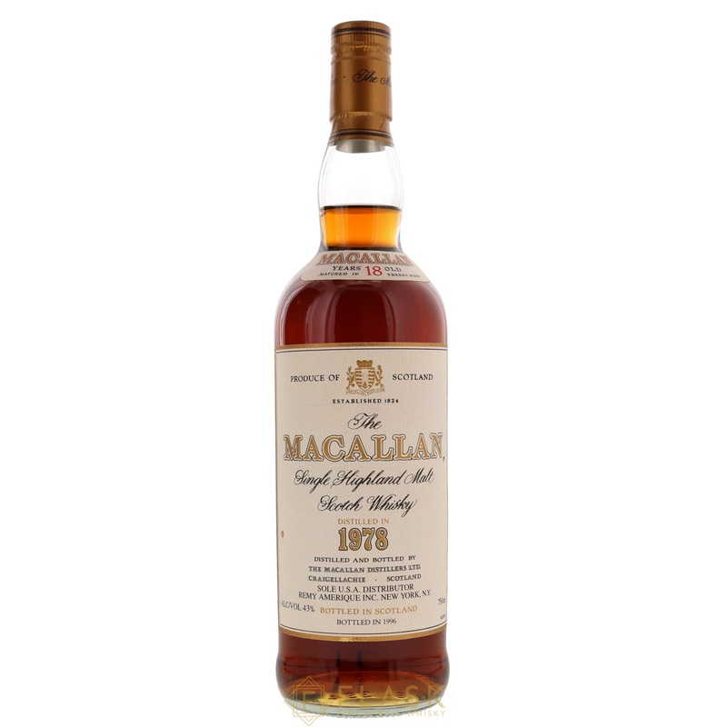 Macallan 18 Year Old 1978 Single Malt Scotch Whisky [750ml Bottle]