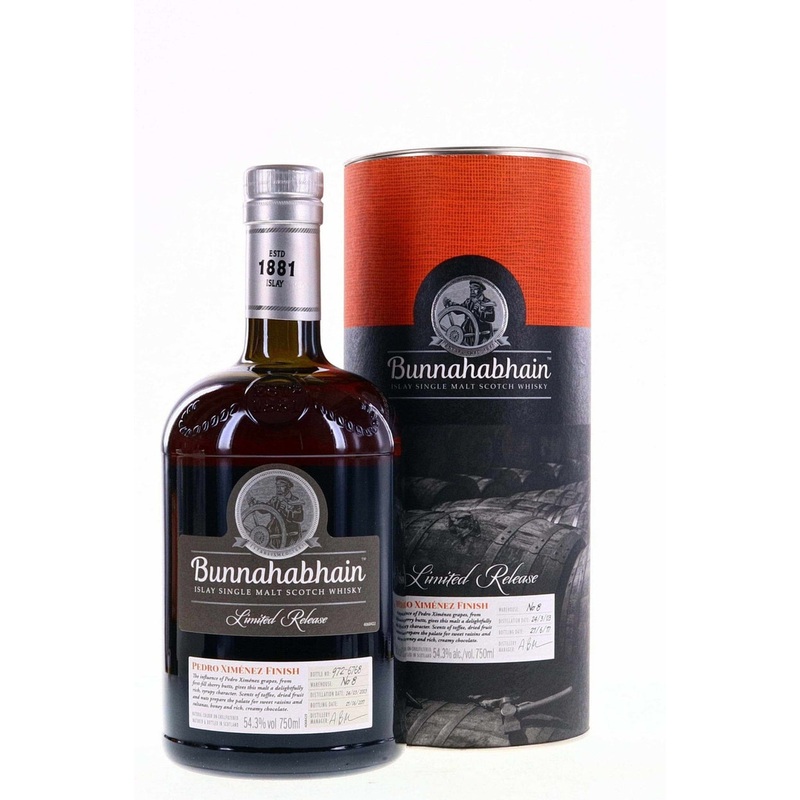Bunnahabhain 14 Year Old Pedro Ximenez Finish Limited Release Single Malt 108.6pf