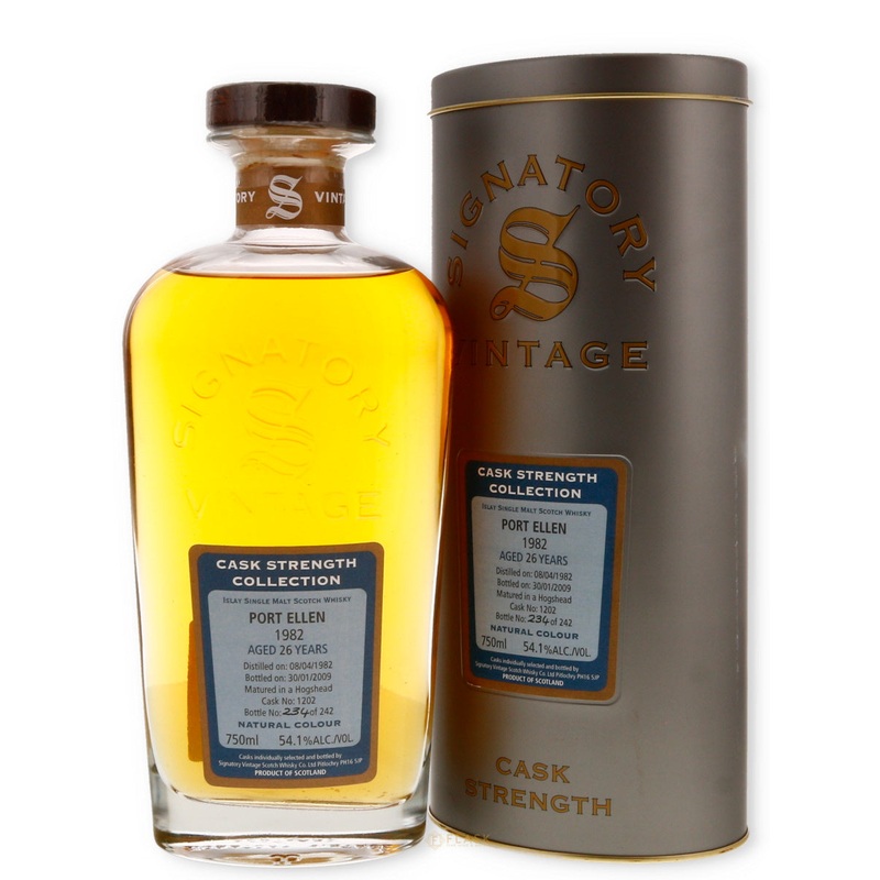 Port Ellen 1982 26 Year Old Signatory Vintage Cask Strength Single Cask #1202