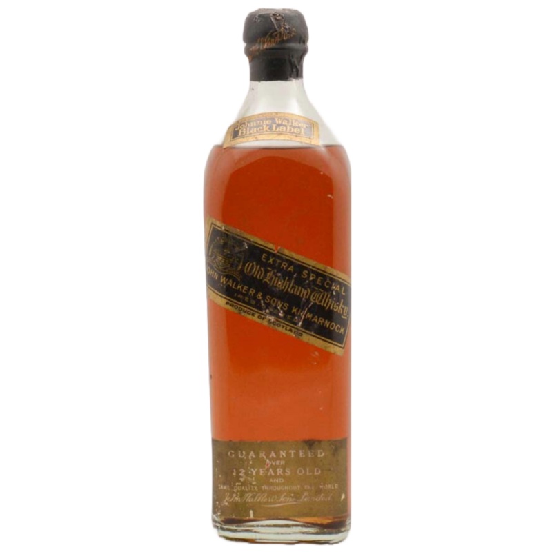 John Walker Extra Old Highland, Black Label, 1906-1908