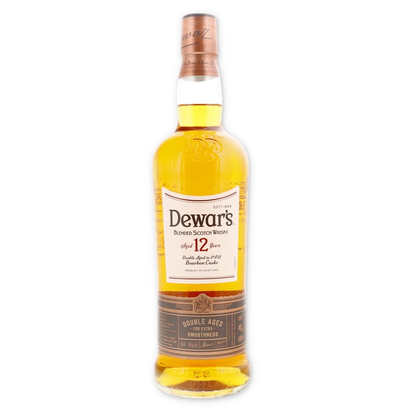 Dewars 12 Year Old Blended Scotch Whisky 750ml