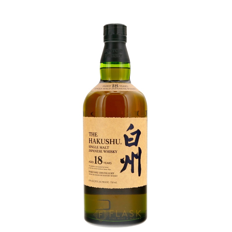Hakushu 18 Year Old Single Malt Japanese Whisky