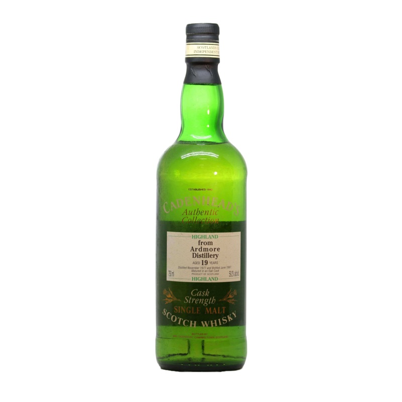Cadenheads Authentic Collection 1977 Ardmore Cask Strength Aged 19 years