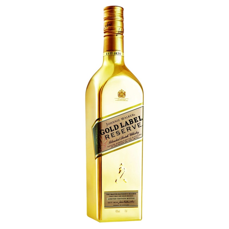 Johnnie Walker Gold Label Reserve Limited Edition Gold Bottle