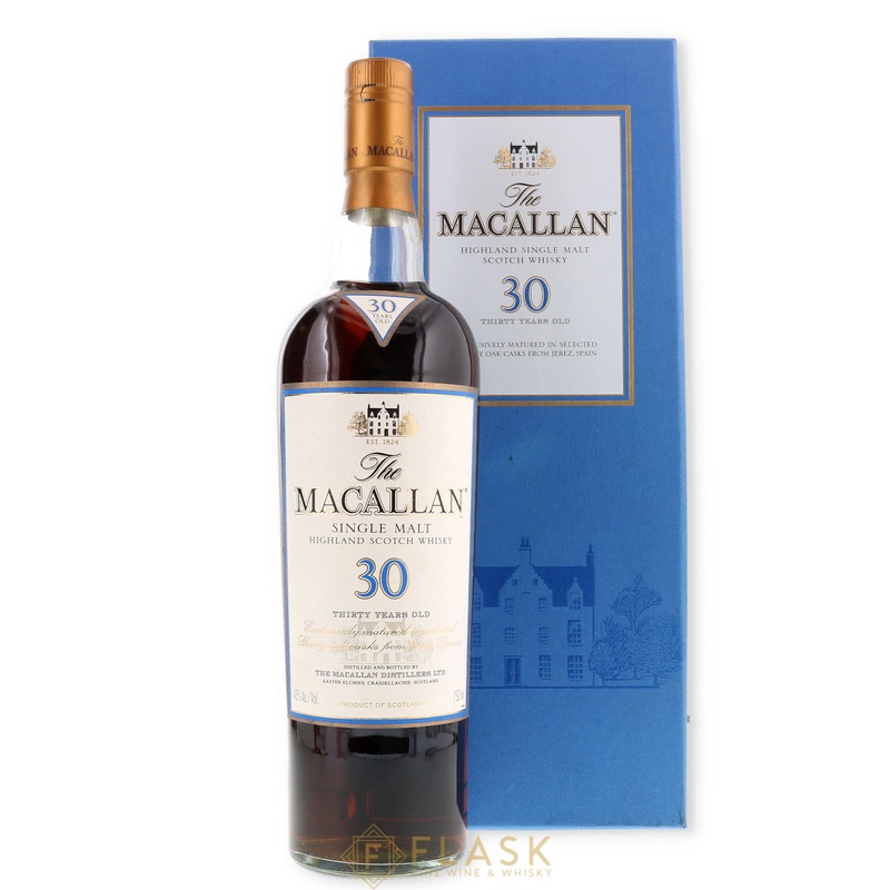 Macallan 30 Year Sherry Oak Blue Box (Mid-2000s)
