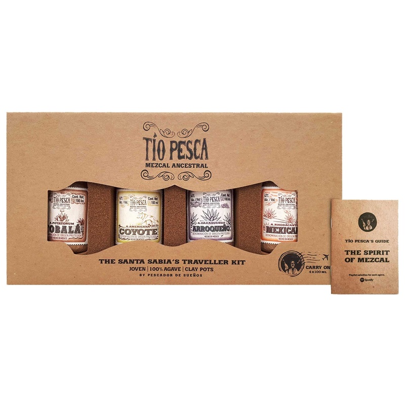 Tio Pesca Mezcal Santa Sabia Traveler Kit – 4x100ml Bottles