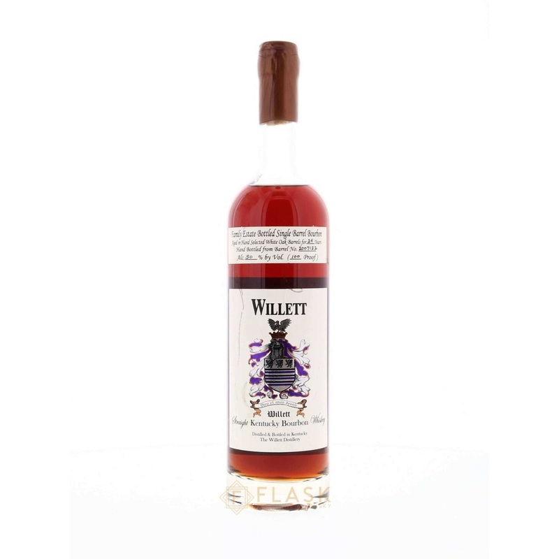 Willett Family Estate 24 Year Old Bourbon 100 Proof Single Barrel #2007/22  / Bonilli Block Letter Copper Wax