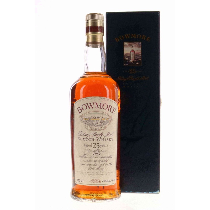 Bowmore 25 Year Old 1969 Distillery Bottled 750ml