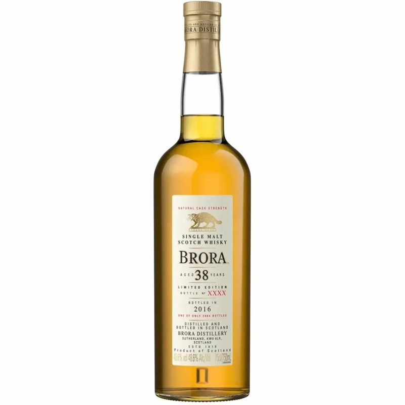 Brora Limited Edition 38 Year Old  Cask Strength 2016 Release