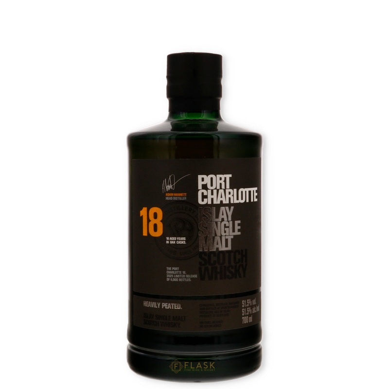 Port Charlotte 18 Year Old 2025 Limited Release Islay Single Malt Scotch Whisky 700ml
