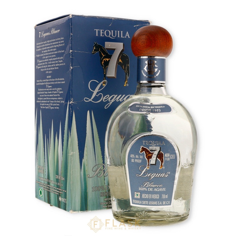 Siete Leguas NOM 1120 Blanco Tequila Old Bottle