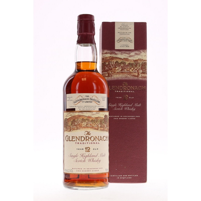 Glendronach 12 Year Old Traditional 1990s Original Box