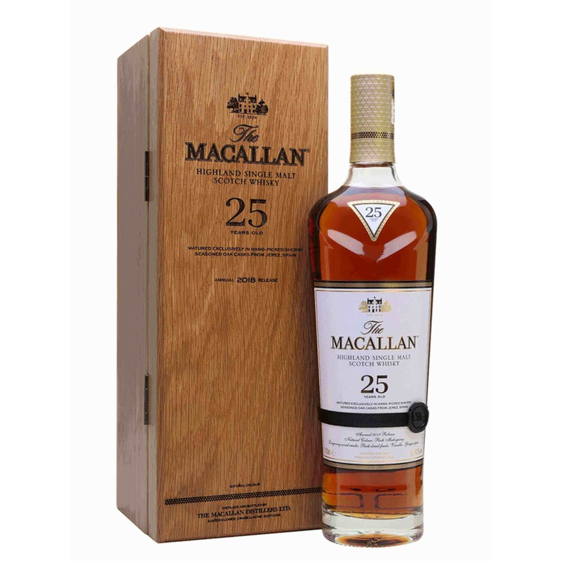 Macallan 25 Year Old Sherry Oak 2018 Release