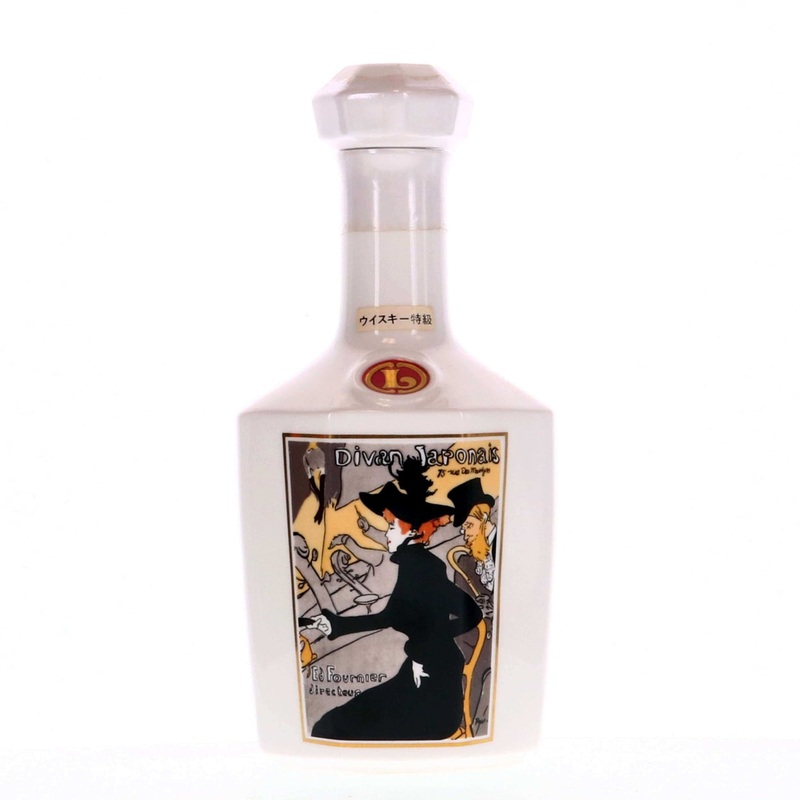Super Nikka Toulouse-Lautrec Ceramic Decanter 50cl