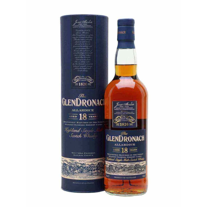 Glendronach Allardice 18 Year Old Single Malt Scotch Whisky Speyside