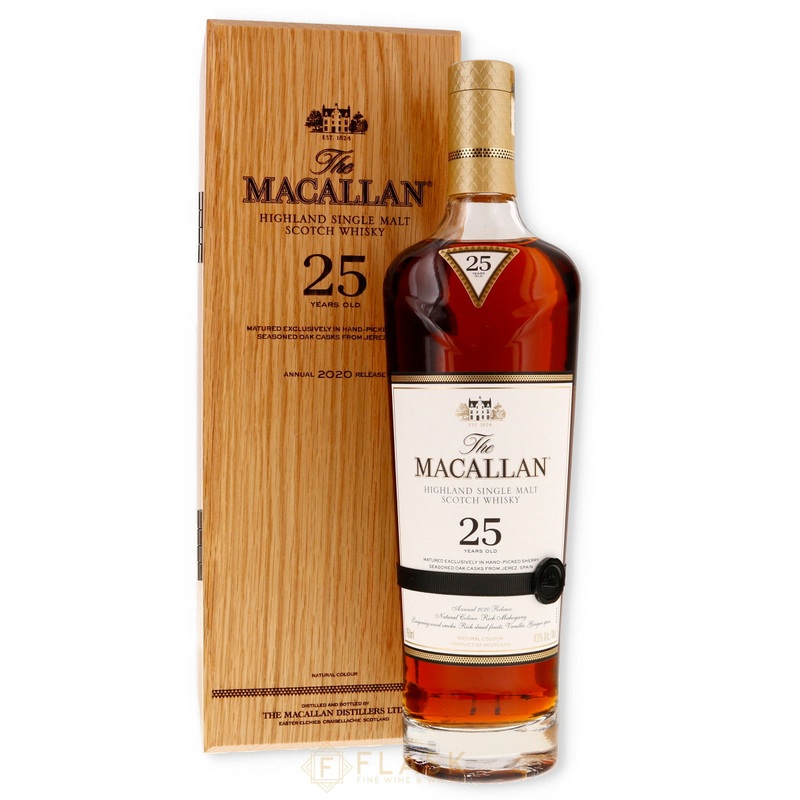 Macallan 25 Year Old Sherry Oak 2020 Release