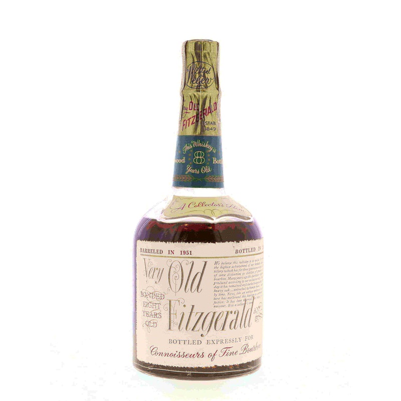 Stitzel Weller Very Old Fitzgerald 1951 8 Year Old Bottled in Bond 4/5 Quart