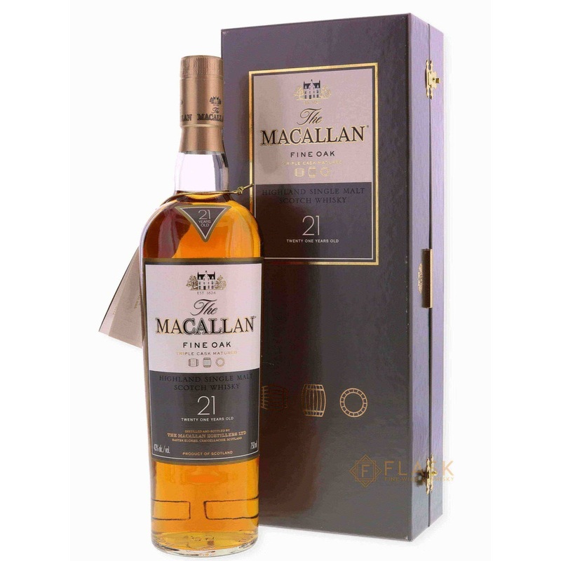 Macallan Fine Oak 21 Year Original Box