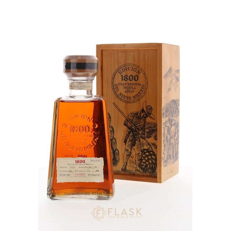 1800 Edicion del Nuevo Milenio Gran Reserva Tequila Anejo Bottled 2000