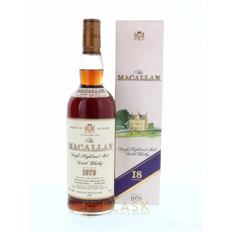 Macallan 18 Year Old 1979 Original Box High Fill 750ml