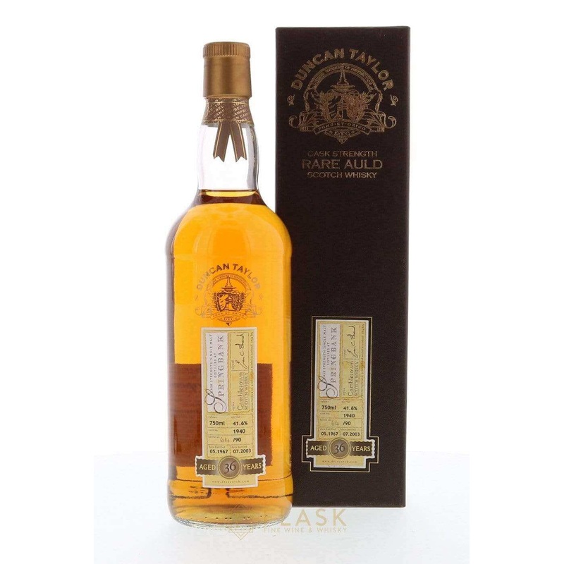 Springbank 1967 36 Year Old Duncan Taylor Rare Auld Single Cask No.1940