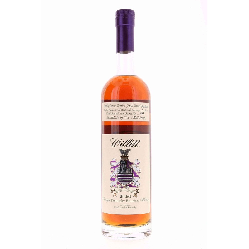 Willett Family Estate Single Barrel Bourbon 11 year #298 115.2 Proof Hi Time Wine Cellars Selection