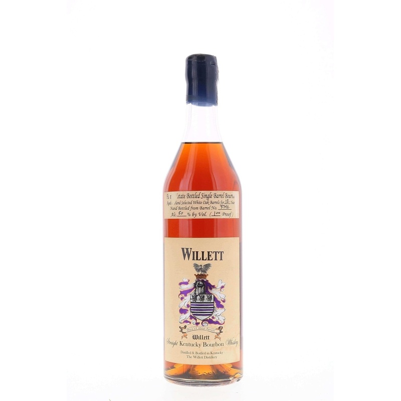 Willett Family Estate Single Barrel Bourbon 12 year #3742 Blue Wax Bonili Japan