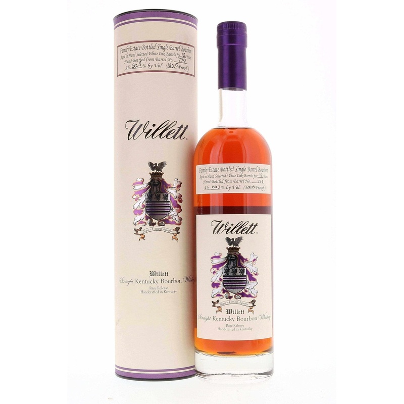Willett Family Estate Single Barrel Bourbon 12 year #774 120.6 Proof [Original Tube]
