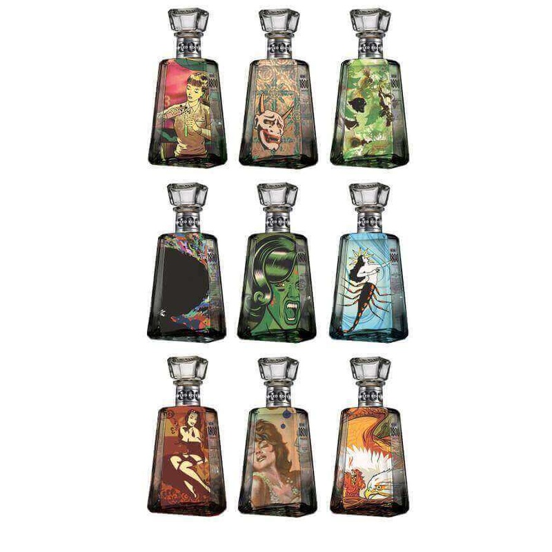 1800 Essential Artists Series 1 Tequila, First Release, 9 Bottle Box