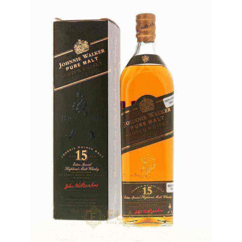 Johnnie Walker Pure Malt 15 Year Old ”Green Label” 1 Liter