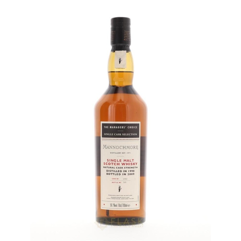 Mannochmore 1998 Managers Choice Sherry Cask Strength #6582 Single Malt Scotch