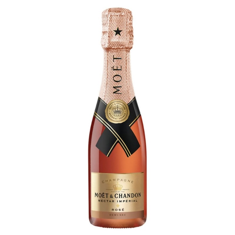 Moet & Chandon Nectar Imperial Rose Champagne 187ml / Split