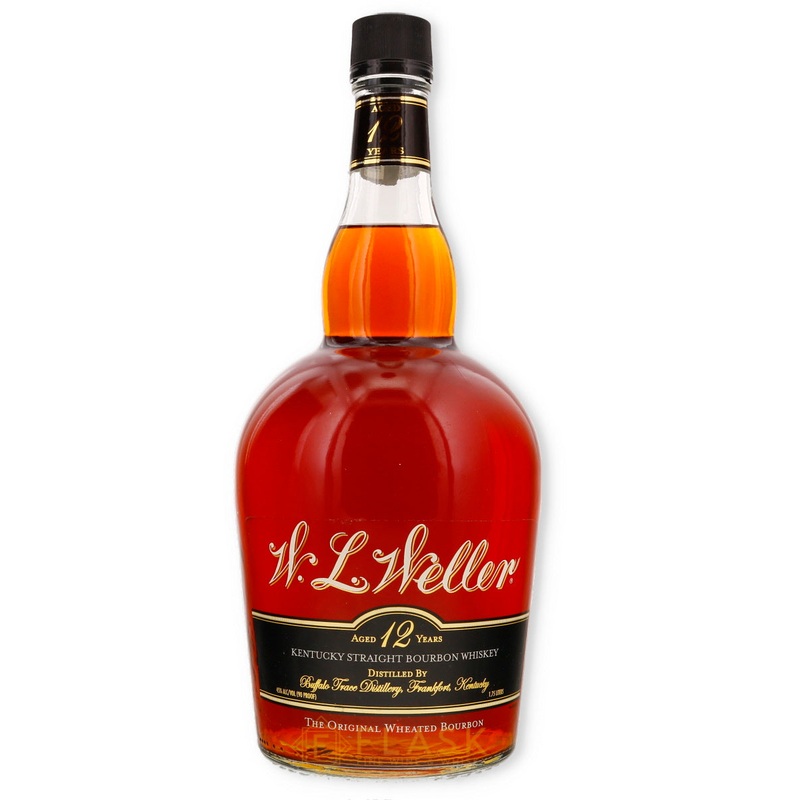 W.L Weller 12 Year Old Bourbon 2014 Old Round Squat Bottle 1.75 Liter