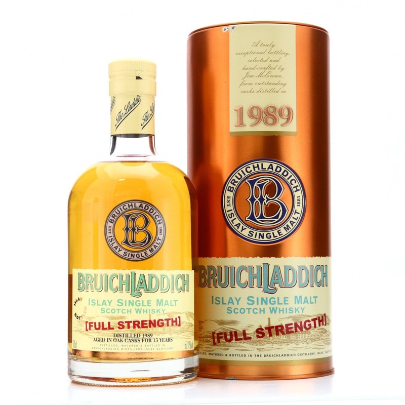 Bruichladdich 1989 Full Strength 13 Year Old Single Malt / 57.1%