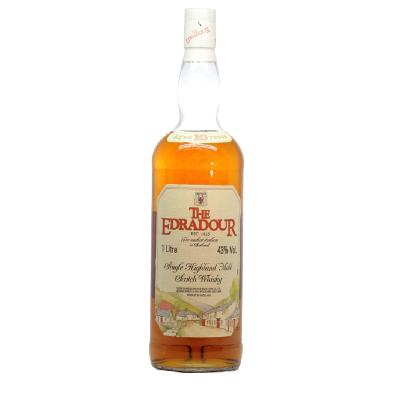 Edradour Aged 10 Years 43% Original Bottle 750ml