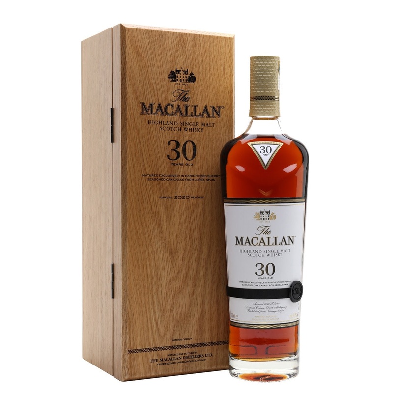 Macallan 30 Year Old Sherry Oak 2020 Release